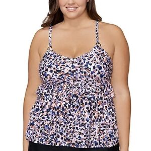 Island Escape Multicolor Tankini Top